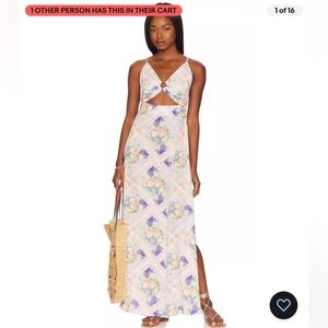NWT Anthropologie Revolve Aurora Maxi Dress Maaji Sz S - Price Firm